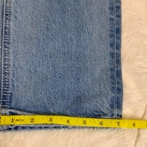 Women's Zara Slim Fit Mid-Rise Regular Length Blue Jeans Denim Size 10 - Picture 7 of 13